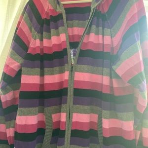 Soft zipper hoodie sweater 4x